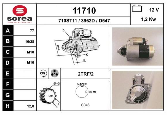starter 11710 EAI