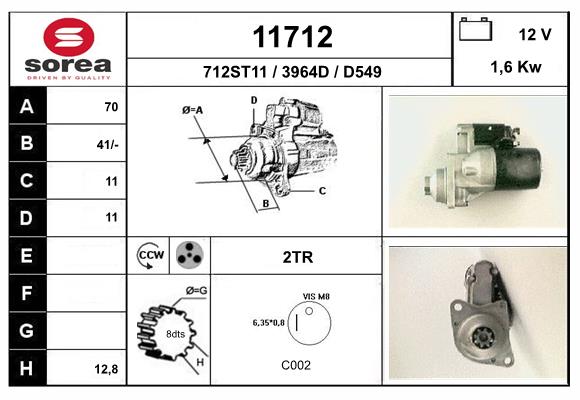 starter 11712 EAI