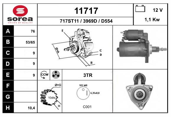 starter 11717 EAI