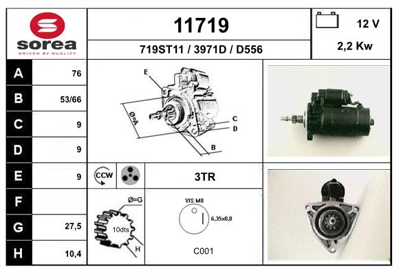 starter 11719 EAI
