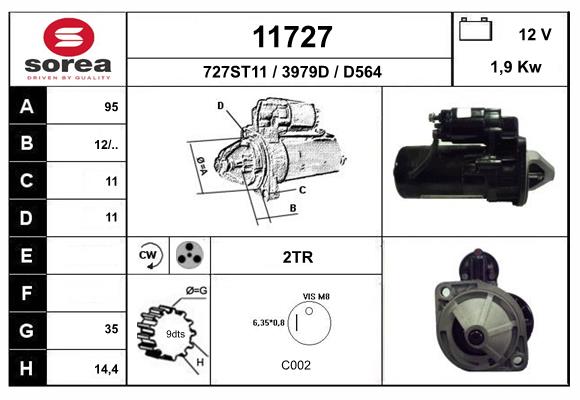 starter 11727 EAI