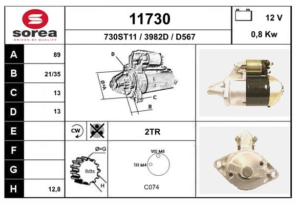 starter 11730 EAI