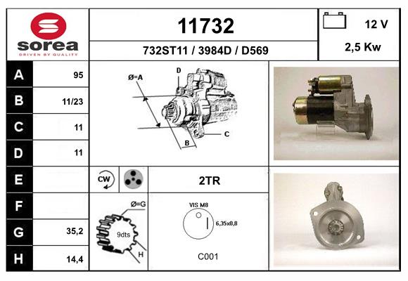 starter 11732 EAI
