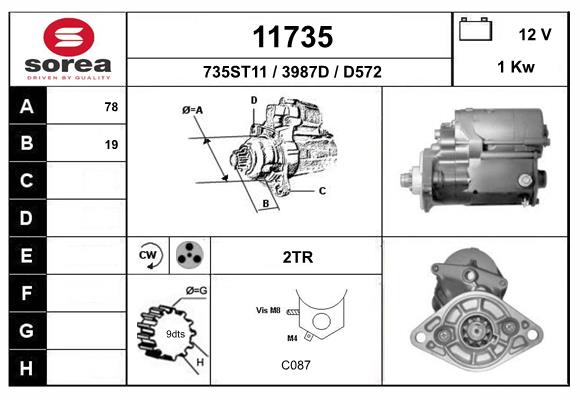 starter 11735 EAI