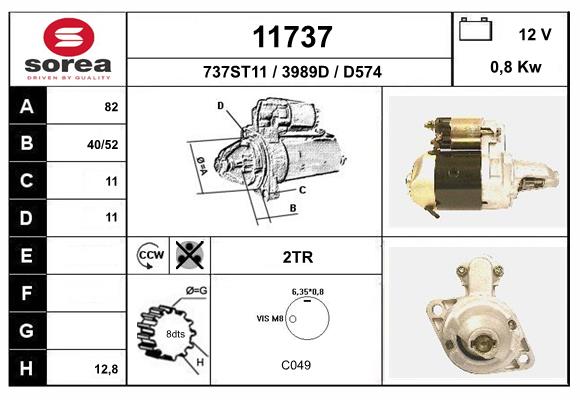 starter 11737 EAI