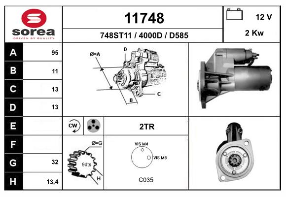 starter 11748 EAI