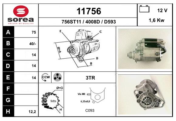 starter 11756 EAI