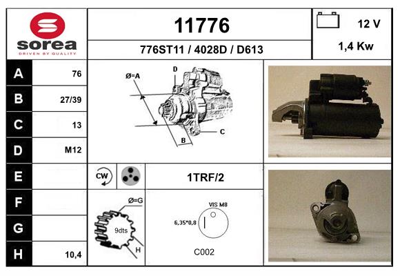 starter 11776 EAI