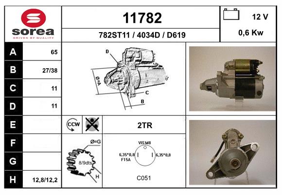 starter 11782 EAI