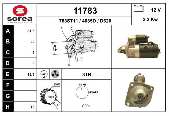 starter 11783 EAI