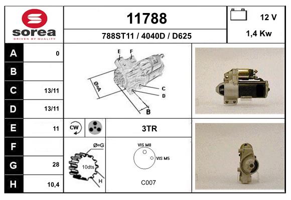 starter 11788 EAI