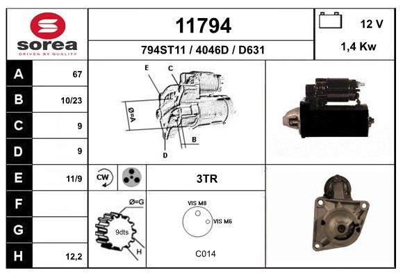 starter 11794 EAI