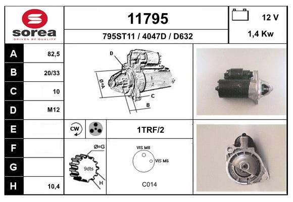 starter 11795 EAI