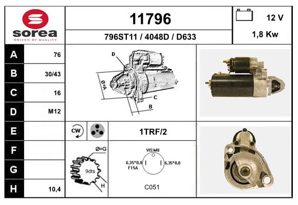 starter 11796 EAI