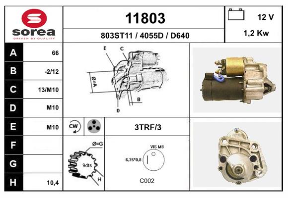 starter 11803 EAI