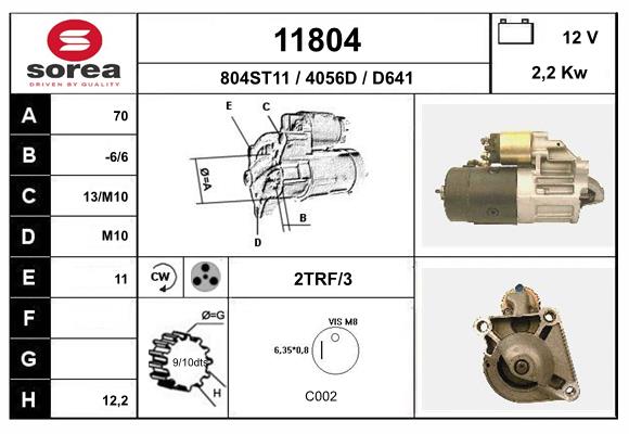 starter 11804 EAI