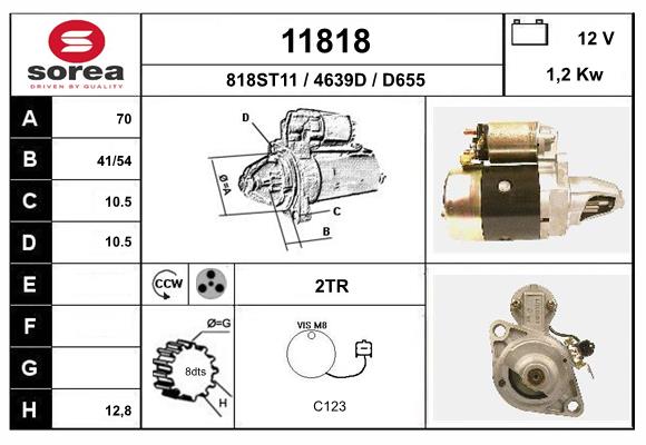 starter 11818 EAI