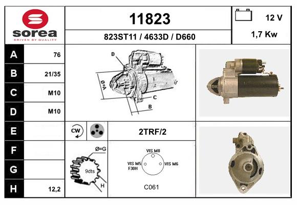 starter 11823 EAI