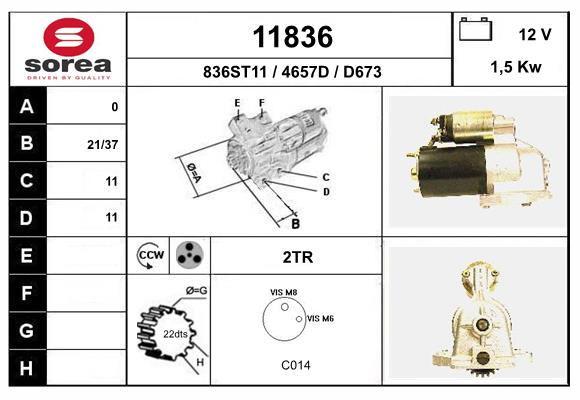 starter 11836 EAI
