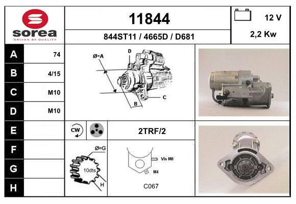 starter 11844 EAI