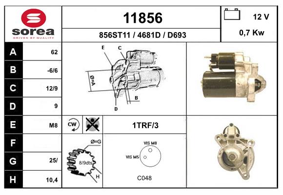 starter 11856 EAI