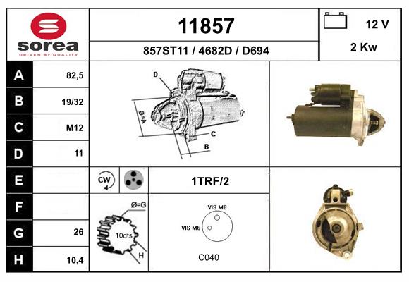 Starter 11857 EAI