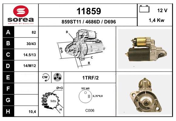 starter 11859 EAI