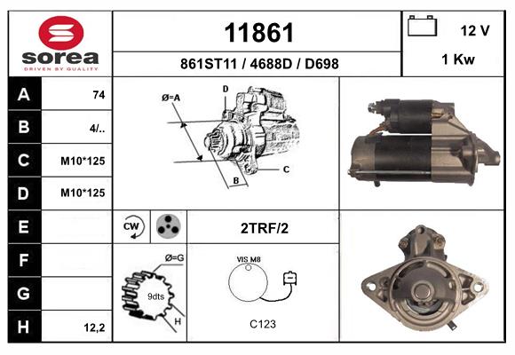 starter 11861 EAI