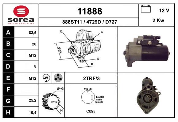 Starter 11888 EAI