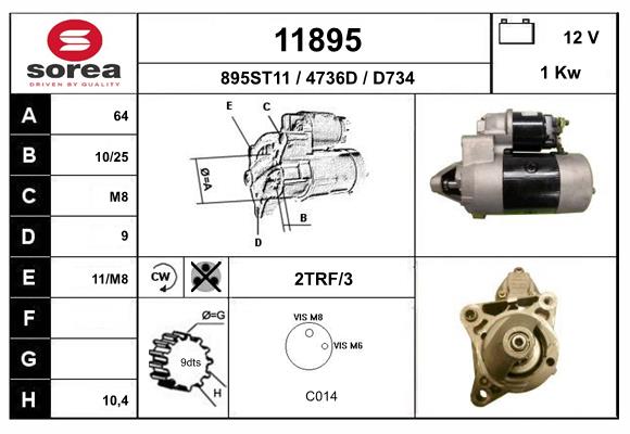 starter 11895 EAI