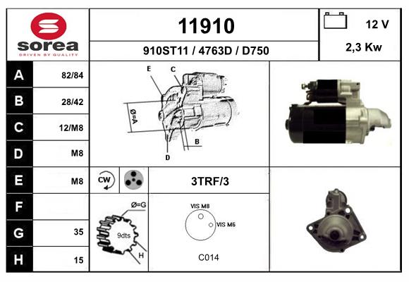 starter 11910 EAI