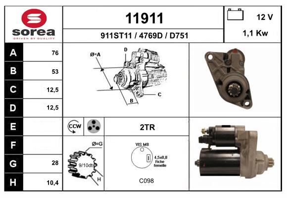 starter 11911 EAI