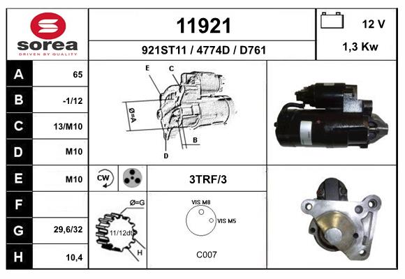 starter 11921 EAI