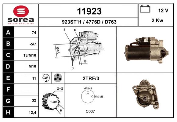 Starter 11923 EAI