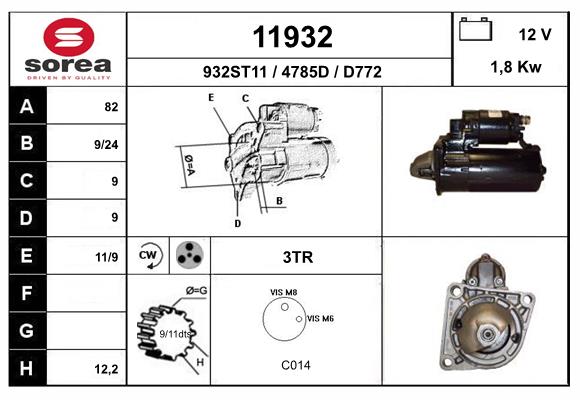starter 11932 EAI