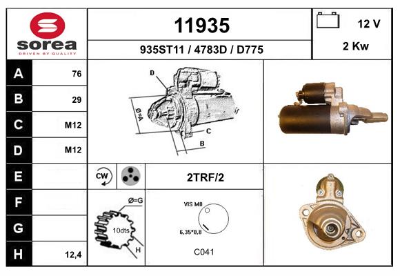starter 11935 EAI