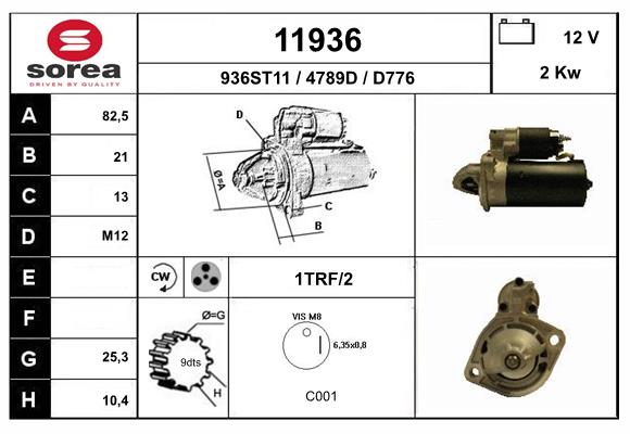 starter 11936 EAI