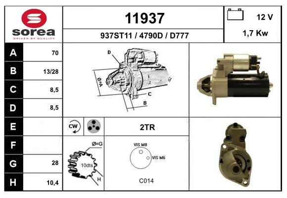 starter 11937 EAI