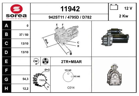 starter 11942 EAI