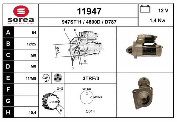 starter 11947 EAI