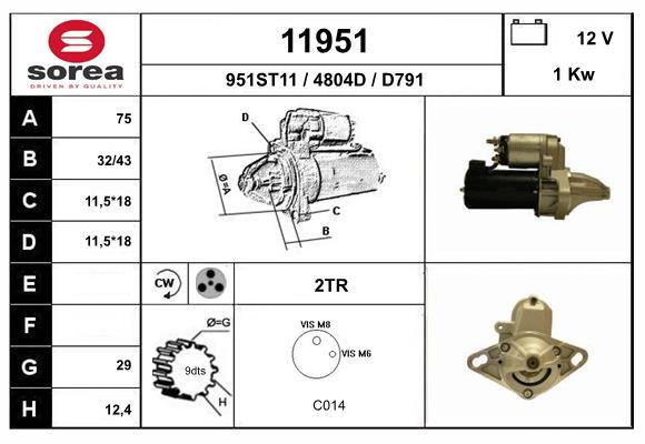 starter 11951 EAI