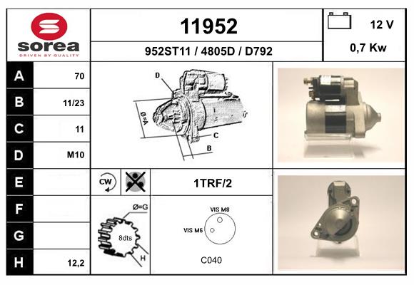 starter 11952 EAI