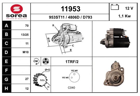 starter 11953 EAI