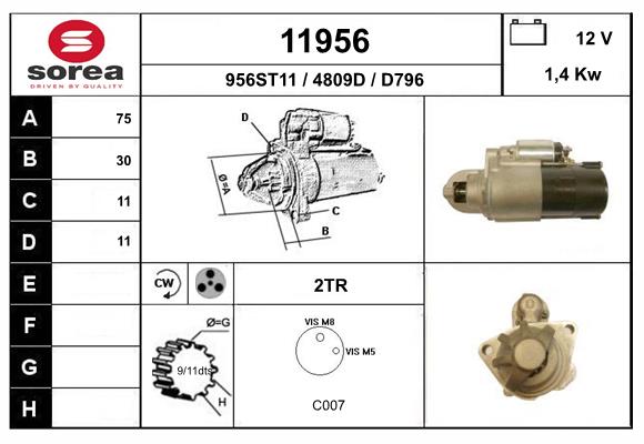 Starter 11956 EAI