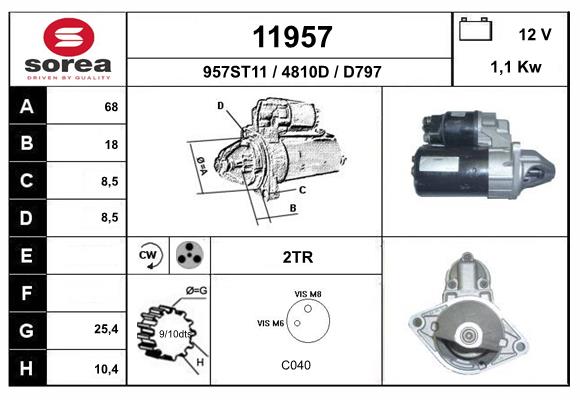 Starter 11957 EAI