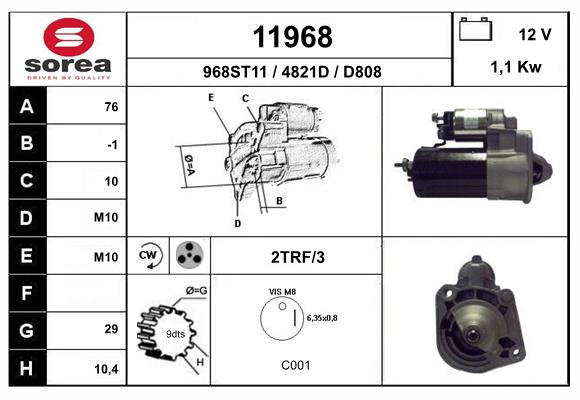 starter 11968 EAI