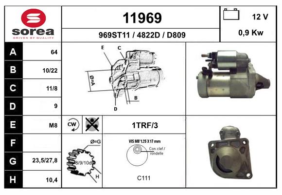 starter 11969 EAI