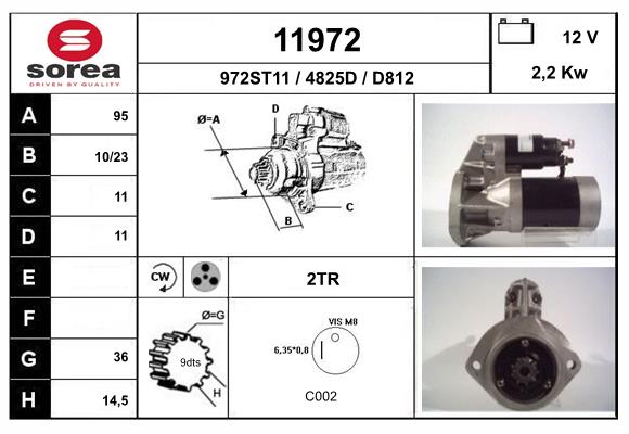 starter 11972 EAI