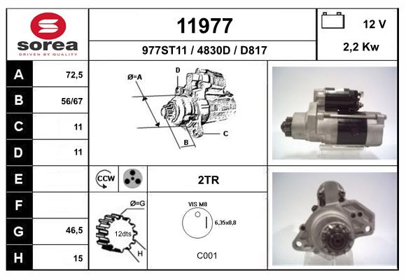 starter 11977 EAI