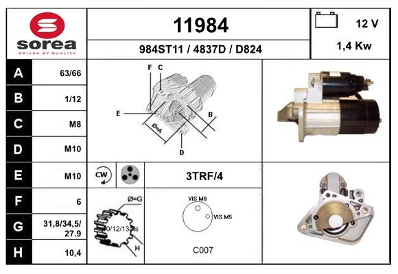 Starter 11984 EAI